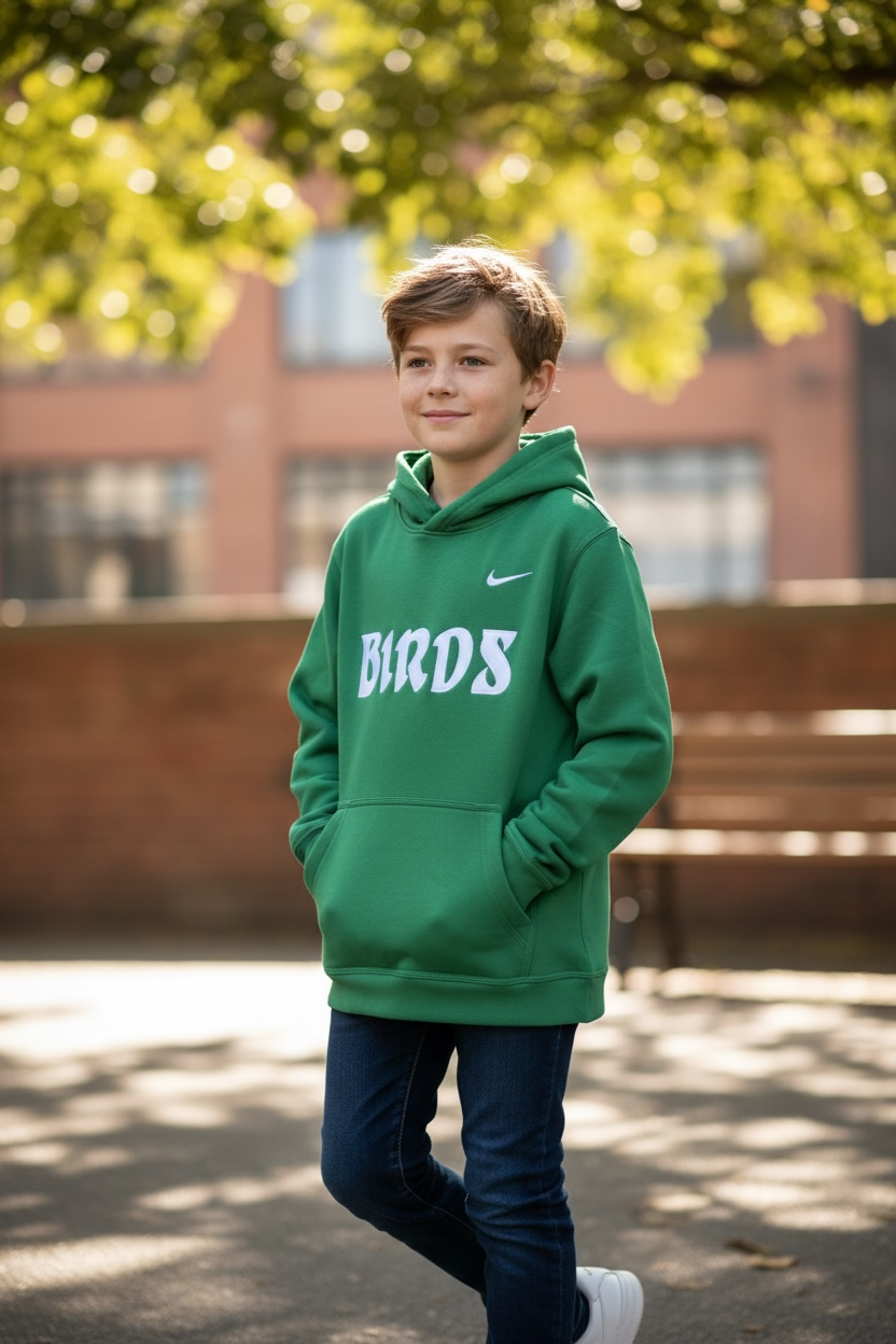 Youth Kelly Green Pullover Hoodie