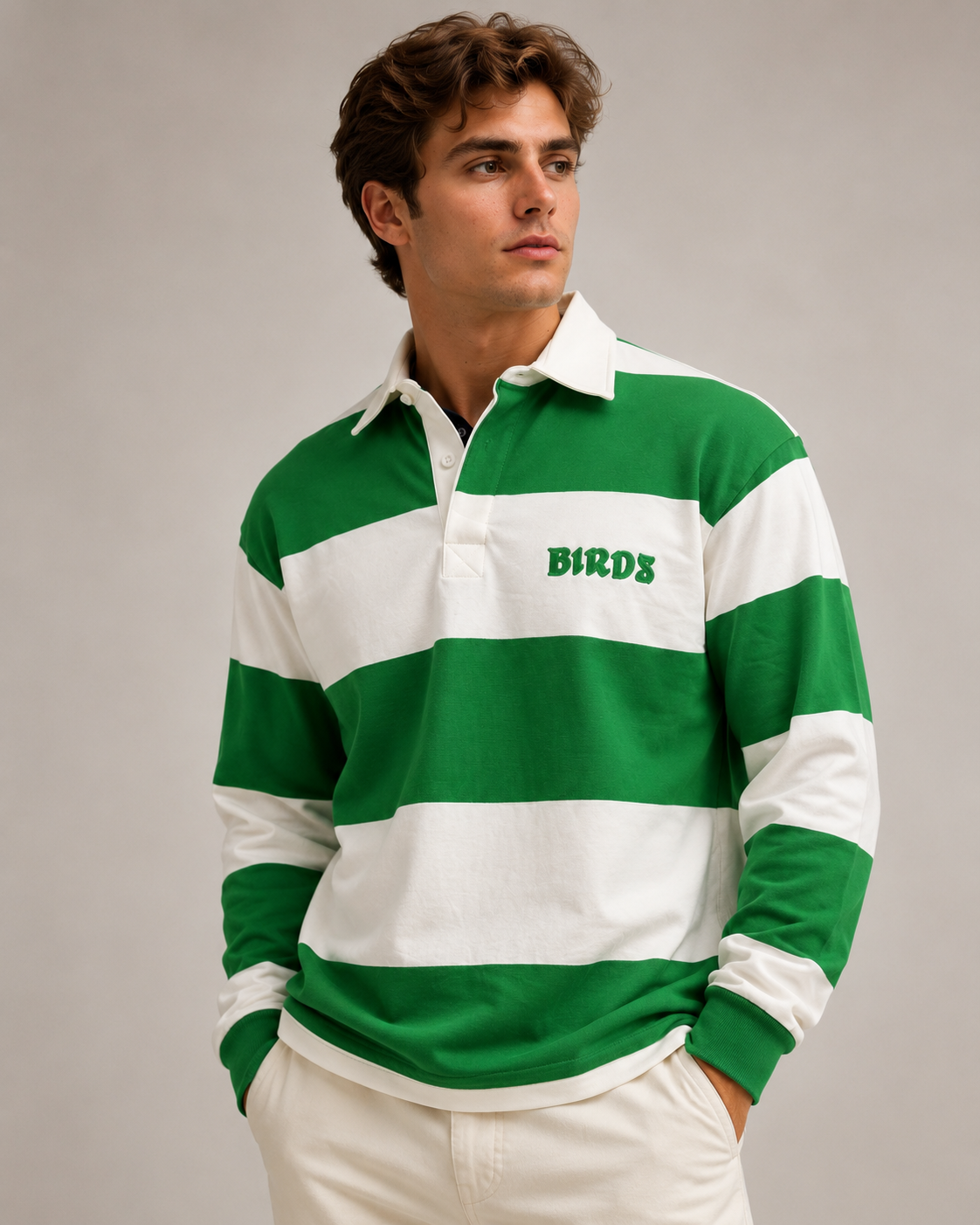 Birds Rugby Long Sleeve Shirt
