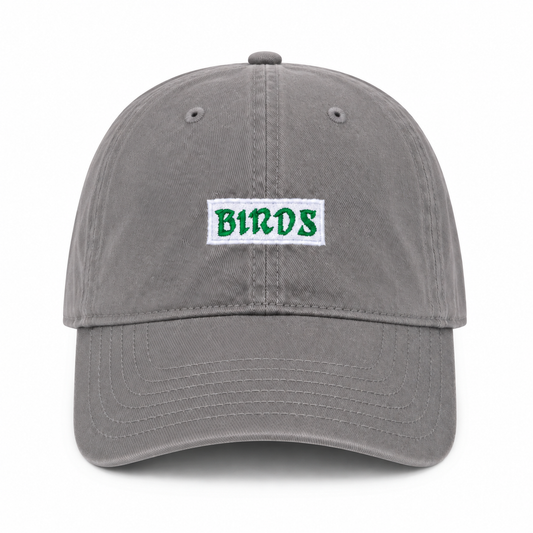 Richardson Grey Embroidered BIRDS Hat
